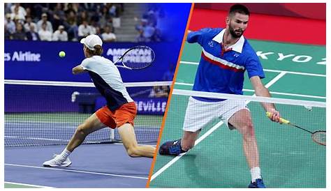 Ablehnung Mottle angeben difference between tennis and badminton