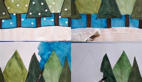 Fair Haven Grade School | Elementary art projects, Winter art lesson
