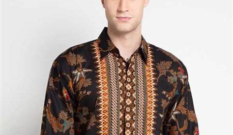 Model Batik Pria Warna Ungu | Busana batik, Busana pria, Gaya pria