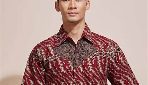 Baju Batik Lelaki Moden Malaysia - Kemeja Batik Moden Lelaki Shopee