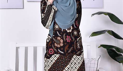 Batik Baju Kurung Kedah | Fashion, Dress batik modern, Model kebaya muslim