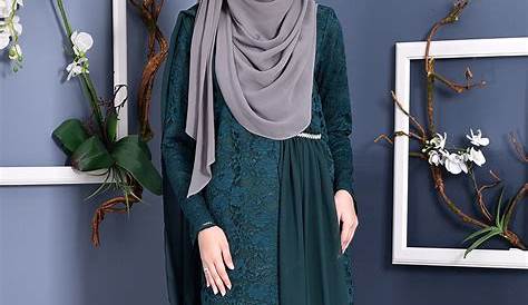 Baju Kurung Berlin Emerald Green, Women's Fashion, Muslimah Fashion