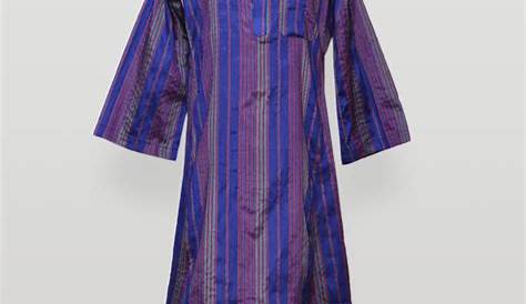 Baju Kurung Pahang Moden Pesak Gantung – Blue | Gaun prom panjang, Gaun