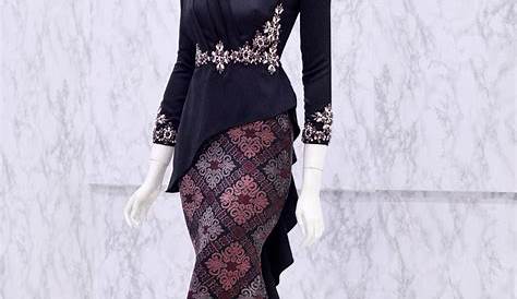 Baju Pengantin Songket Hitam Gold : Baju Pengantin Muslimah Women S