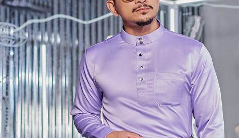 Baju Melayu Plus Size - Silver - Bulan Bintang Malaysia