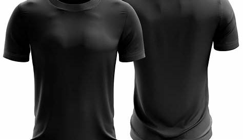 Baju Tshirt Hitam Kosong Depan Belakang : Desain T Shirt Polos Depan