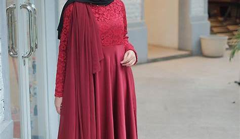 10 Inspirasi Hijab Warna yang Cocok dengan Merah Maroon Page All | Orami