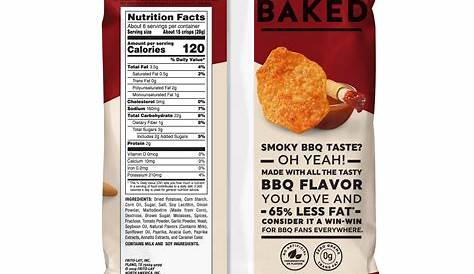 Baked Barbecue Chips Calories Lay's Potato Crisps, 6.25 Oz Bag Walmart