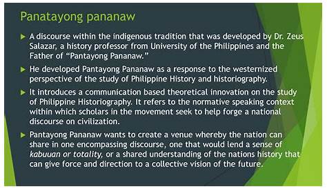 Pantayong at Pantawang Pananaw - YouTube