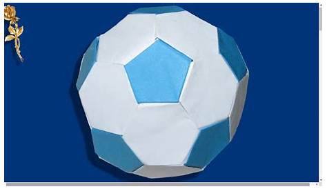 ballon de foot en origami Origami, Soccer Ball, Bed Ideas, Deco, Arthur