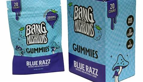 Bang N Mushroom Gummies Blue Razz VapeShire