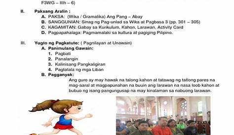 Banghay Aralin Sa Filipino 3 | PDF