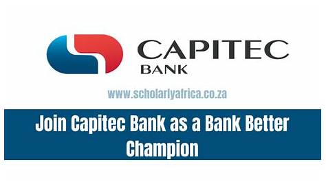 Bank Better Champion - Capitec Bank Ltd - AAGVGU Jobs/Careers SA