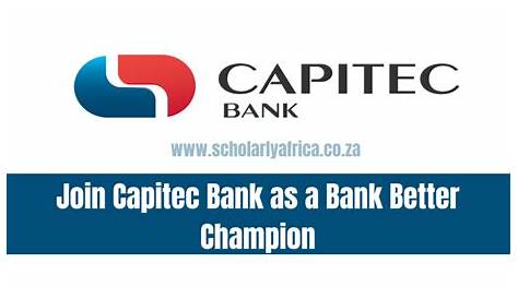 Bank Better Champion Vacancy at Capitec Bank - Jobcare