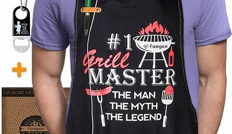 Personalised Father's Day Barbecue Apron By Able Labels