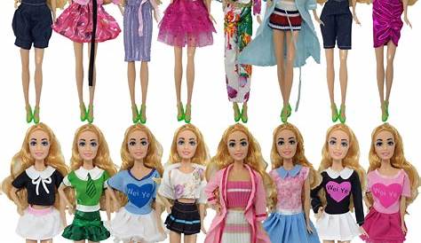 Barbie Clothes, 2 Stylish Barbie Doll Fashion Outfits - Walmart.com
