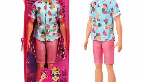 Barbie Fashionistas Summer Ken Doll 152 Blonde Hair And Tropical Shirt