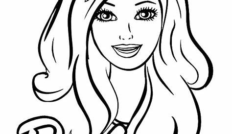 Barbie Coloring Pages For Girls | Realistic Coloring Pages
