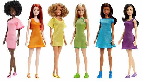 NEW BARBIE RAINBOW Doll 6 Pack Incl six dolls FREE SHIPPING $43.99