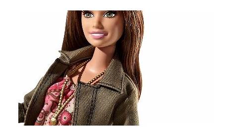 Barbie Style Summer Doll With Pink Paisley Dress And Jacket Flats To Heels At Last! Fashion
