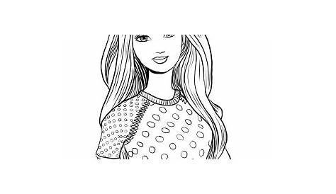 Barbie Summer Coloring Page Free Printable Customize And Print