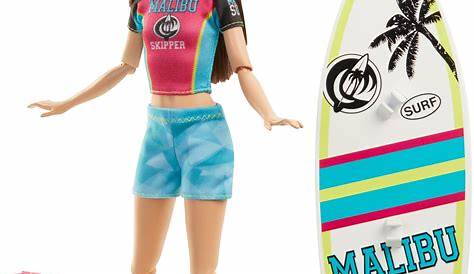 Barbie Surf's Up Summer Doll Beach Pink
