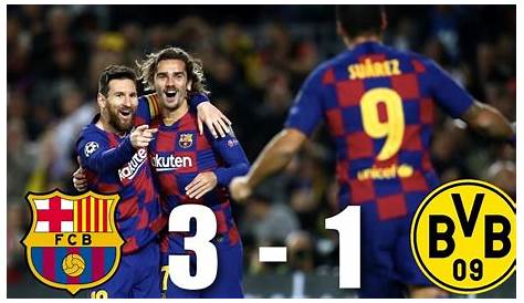 Resultado Barcelona vs Borussia Dortmund, Champions League 2019