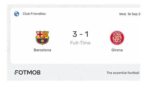 Barcelona vs Girona, Preseason Friendly: Final Score 3-1, Young stars