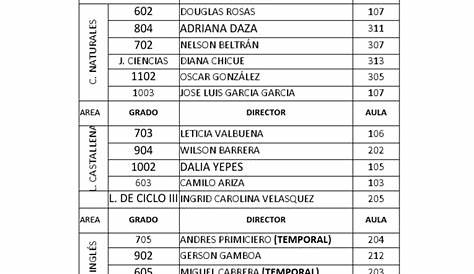 DATOS DOCENTES - CICLO 3