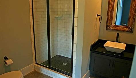 Low Ceiling - Basement Transformation - Traditional - Bathroom