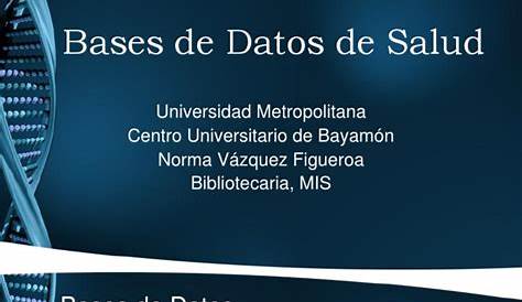 Calaméo - Bases De Datos Para El Sector Salud Nuevo (2)