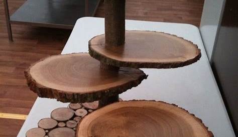 Centros de mesa para xv años con bases de madera