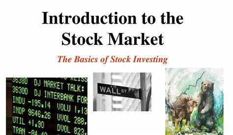 Basics of Stock Market by Investor Think - Investor Think