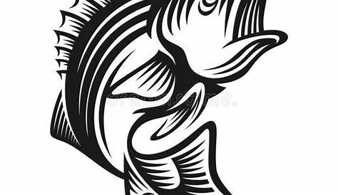 Black and White Bass Logo - LogoDix