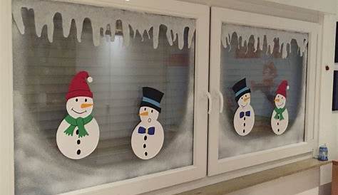 Ina's Kreativwelt: Winterliches Fensterbild im Kinderzimmer