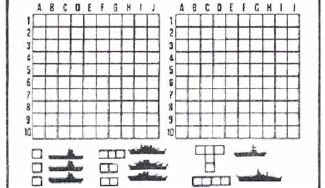 Batalla naval. Juego de estrategia para niños