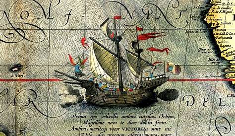 Croquis dessin illustration style de Ferdinand Magellan aka Fernando de