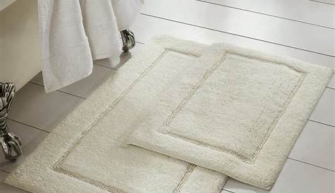 Bathroom Rugs / Habidecor Perse Bath Rugs - Platinum (992) - FLandB.com