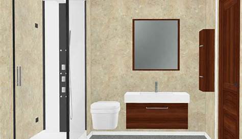 Virtual bathroom layouts planner for free - Roomtodo