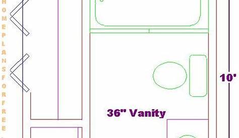 Free Bathroom Plan Design Ideas - Small Bathroom Designs/Floor Plan for