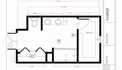 Bathroom Floor Plan Design As I've had time, I've been pecking away at