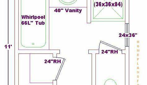 9x9 layout | bathroom layout | Pinterest | Bathroom floor plans