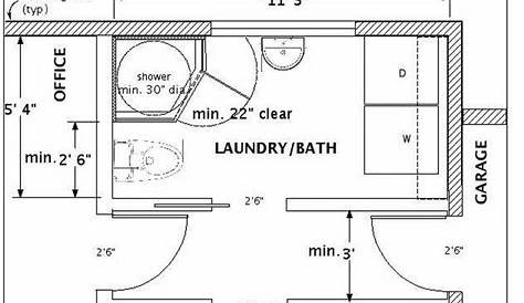 Bathroom Floor Plans with Laundry | 23 Small Bathroom Laundry Room