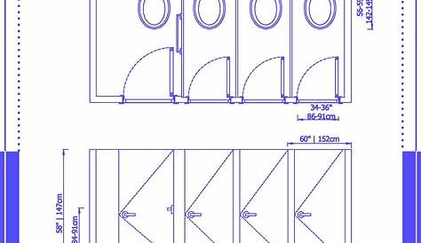 Standard Bathroom Stall Dimensions - Home Design Ideas