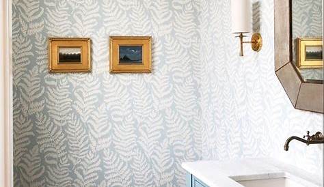 Decorating and Upgrading Space Bathroom by Adding a Wallpaper - Best
