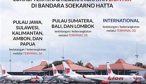 Terminal Kedatangan Batik Air di Soekarno-Hatta dan Rute Penerbangannya