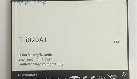 Batterie Alcatel One Touch Pop 3 Tli020a1 Hot TLi020A1 Battery For (5) 4G 5