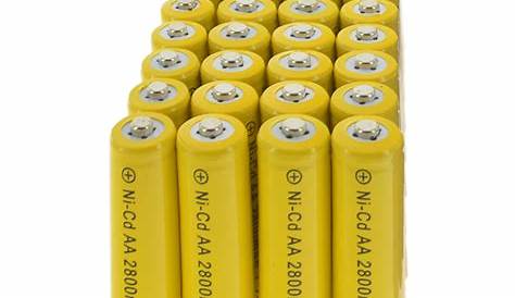 Batterie Ni Cd Rechargeable 2x AA Battery s Bulk ckel Cadmium