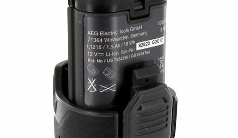 Batterie Perceuse Aeg 12v D'outillage 12V 3,0Ah NiCd / NiMh AEG MX12 / MXL12