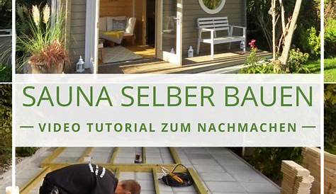 Sauna selber bauen